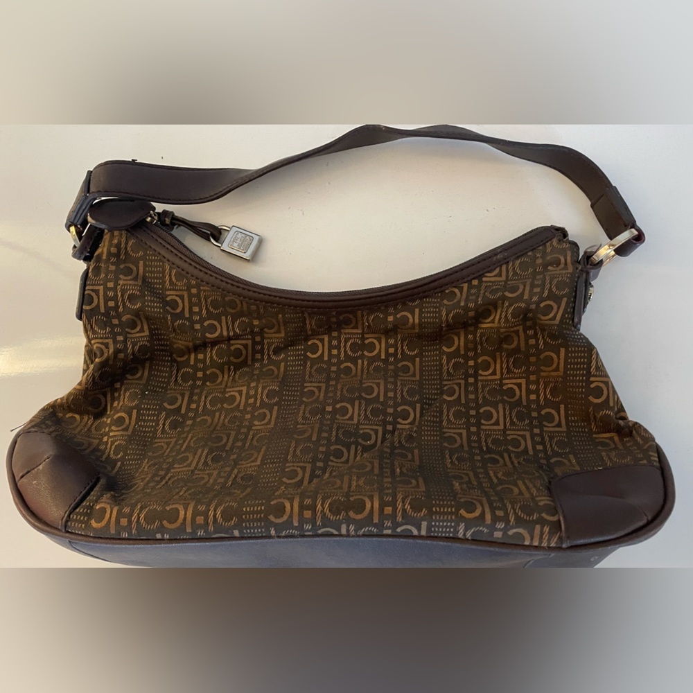 Brown signature vintage Liz Claiborne bag